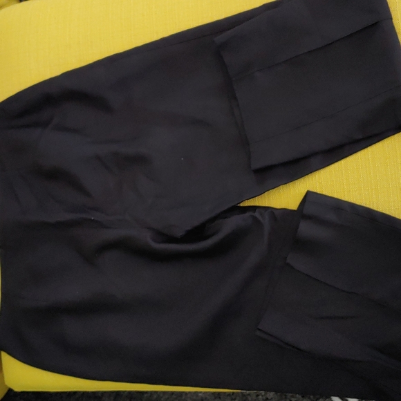 Anne Taylor Silk Capris lined with side zip 8 - Picture 5 of 5